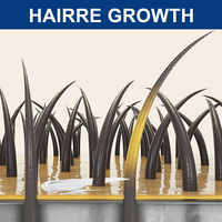 Pommade Écologique Naturelle pour le Soin du Cuir Chevelu et la Croissance des Cheveux, Contre l'Alopécie Areata, Nourrissante pour des Cheveux Épais