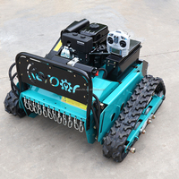 Robot tondeuse à gazon autopropulsé à commande à distance SDKeruite KRT-500F de qualité industrielle, moteur 4 temps, lame rotative, zéro rayon de braquage