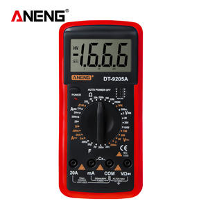 มิเตอร์วัดไฟฟ้าดิจิตอล รุ่น DT9205A เครื่องทดสอบทรานซิสเตอร์ AC/DC เครื่องวัดไฟฟ้าแบบไม่สัมผัส (NCV) ระดับมืออาชีพ ปรับช่วงอัตโนมัติ หน้าจอ LCD แสดงผล 4 หลัก - Product Image 2