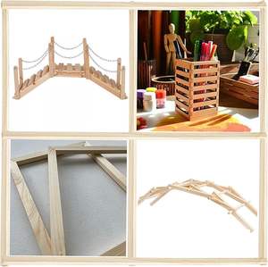 Square Solid Wood Crafts Vietnam Durable Easy-to-Cut-and-Paint DIY Components <b>Wooden</b> Boxes <b>Wall</b> <b>Signs</b> Home Business Gift - Product Image 3