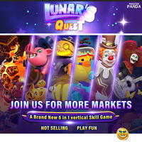 Perangkat Lunak Mesin Game Skill dari Produsen Asli Lunar Quest untuk Operator Game, Nudge Game Board