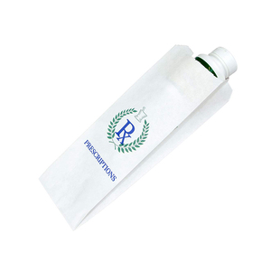 biodegradable de avión vómito aire enfermedad kraft sos médico estéril bolsas de papel para la farmacia sin mango - Product Image 1