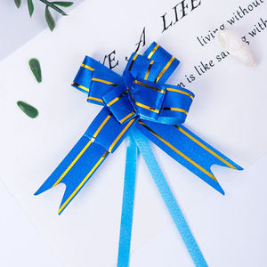 PP fita puxar arco presente flora natal casamento decoração folha fita puxar para cima arcos para embrulho - Product Image 4