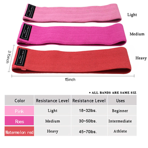 Fasce elastiche per allenamento con cintura per bottino elastico per donne fasce di resistenza al Fitness sportive per gambe e fasce per <span class=keywords><strong>esercizi</strong></span> di testa - Product Image 3