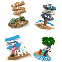 Aimant de réfrigérateur personnalisé en résine plage monde sous-marin océan parc souvenir tortue de récif corallien
