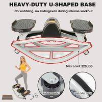 Máquina de Ejercicios RS Indoor Rock Stepper, Simulador de Escaleras Metálico de Bajo Impacto para Uso Doméstico, para Adelgazar y Moldear el Cuerpo