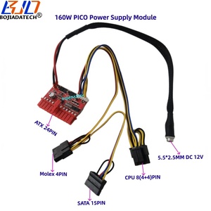 थोक नए 160w आउटपुट एएक्स 24पिन पिको <span class=keywords><strong>Psu</strong></span> बिजली आपूर्ति मॉड्यूल 12v 5.5*2.5 मिमी इनपुट डीसी कनेक्टर - Product Image 1