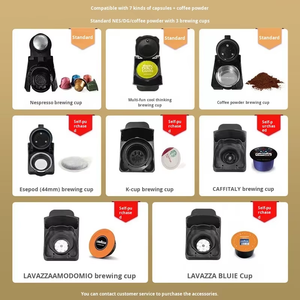 <span class=keywords><strong>Macchina</strong></span> per <span class=keywords><strong>Caffè</strong></span> Espresso a <span class=keywords><strong>Capsule</strong></span> Portatile in Plastica 19 Bar Qualità Commerciale per Ufficio Casa Caffetteria Compatibile con Americano - Product Image 5