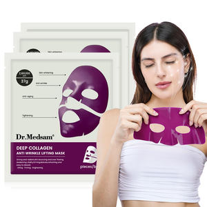 Oem Korea Máscara de colágeno Pensador y pensador Blanco Transparente Soluble Split Envejecimiento Comercio exterior transfronterizo Mascarilla facial - Product Image 2