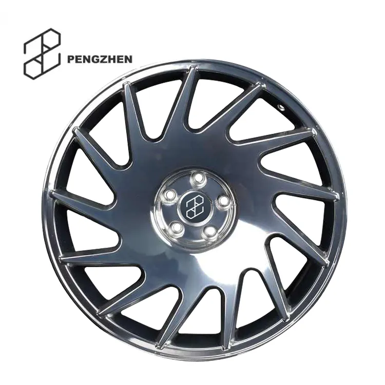 Pengzhen Polished Chrome 19 inch Wheels Brush 8.5j Hyper Silver Passenger Car 20 inch Multi Spoke Rims For Audi