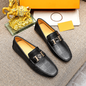 Zapatos Oxford con Parte Superior de Cuero Vacuno de Grano Completo, Entresuela de Goma/Látex Espumado, Suela de Goma y Forro de Tela para Todas las Temporadas - Product Image 1