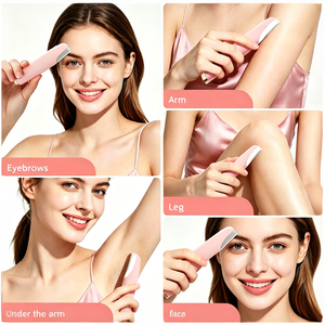 Outil de dermaplaning rechargeable pour femmes, <span class=keywords><strong>rasoir</strong></span> de dermaplaning pour le <span class=keywords><strong>visage</strong></span> - Product Image 4