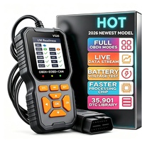 Nuevo Lector de Códigos OBD2 V520 2026, Herramienta de Diagnóstico de Automóviles con Funciones Completas OBDII, Escáner de Automóviles de 12V, Detector de Fallas del Motor