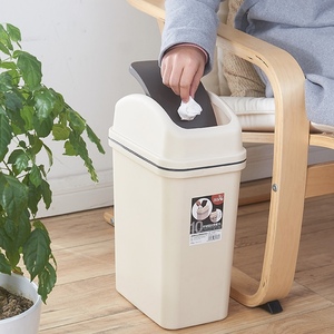 3 Size Options PP <strong>Swing</strong> Top Garbage <strong>Bin</strong> Odor-Resistant <strong>Liner</strong> Holder Removable Lid Handle Nordic Style Storage Trash Can for - Product Image 4