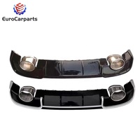 A3 2012-16y Mise à niveau vers les kits de carrosserie RS3 diffuseur arrière de calandre de pare-chocs avant avec embouts d'échappement accessoires de voiture pièces automobiles