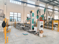 Ligne de palettisation et d'emballage à colonne unique 5kg 15kg 25kg 40kg, palettiseur de sacs pour riz, ciment, granulés de bois, robot palettiseur