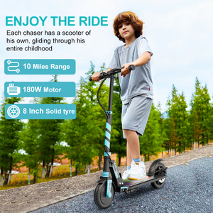 Envío rápido 180W alta calidad 24V batería plegable Scooter eléctrico plegable ciclomotor Scooters <span class=keywords><strong>para</strong></span> niños almacén de EE. UU. - Product Image 6