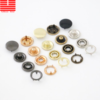 Besi tahan karat 9.5mm 11mm kancing jepret logam pakaian bayi jaket berongga kancing jepret aksesoris jahit