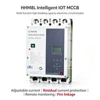 Disjoncteur intelligent en boîtier moulé HHM8L IoT avec protection contre les courants résiduels, RS485 Modbus-RTU, 400V 50Hz