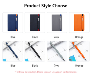 Khuyến Mại Da Bìa Cứng Planners A5 Máy Tính Xách Tay Với Chủ Bút Biểu Tượng Tùy Chỉnh Cá Nhân Nhật Ký Máy Tính Xách Tay Cho Quà Tặng Doanh Nghiệp - Product Image 6