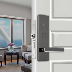 Electronic Keyless Handle Smart Hotel Doorlock RFID Room Card Systems Door <b>Lock</b> for H1102 Smart Card Door <b>Lock</b> With Free Managem - Product Image 4