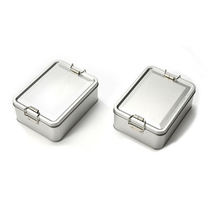 Custom Sliver <strong>Rectangular</strong> Metal <strong>Tin</strong> Container Sandwich Lunch Box Pastries Candy Sweets Bread <strong>Biscuit</strong> Cookie <strong>Tin</strong> - Product Image 5
