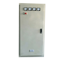 Armoire de distribution électrique verticale en acier Zhixin à double alimentation, coffret de contrôle électrique sécurisé (modèle ATS) IP30 avec poignée de verrouillage de porte pour alimentation