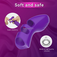 SacKnove Damen Schnell-Orgasmus Persönlicher Massagestab Nippel-Klitoris-Stimulator G-Punkt App-gesteuerter Finger-Vibrator für Frauen Sexspielzeug