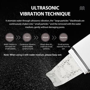 Espátula de Limpieza Facial, Exfoliante Ultrasónico para la Piel, Eliminador de Piel Muerta Facial, Exfoliante Sónico Facial - Product Image 6