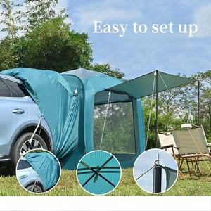 <span class=keywords><strong>Prix</strong></span> d'usine tente de toit de <span class=keywords><strong>voiture</strong></span> poteau en aluminium extérieur Portable Camping <span class=keywords><strong>voiture</strong></span> abri solaire arrière avec moustiquaire auvent de <span class=keywords><strong>voiture</strong></span> - Product Image 2