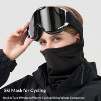 Masque de ski imperméable doublé polaire, écharpe chaude, protection faciale coupe-vent pour l'extérieur, unisexe, résistant au froid, épaissi pour le cyclisme