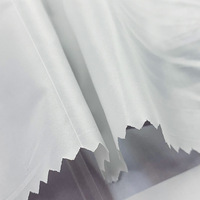 100% Polyester Taffetas Tissu Blanc 320T-400T Veste D'hiver Doublure Downproof Cire pour Vêtements