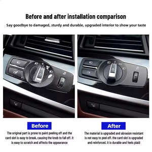 Pulsante Interruttore Fari Pannello di Controllo Luci Interruttore Fendinebbia per <span class=keywords><strong>BMW</strong></span> Serie 5 6 7 <span class=keywords><strong>X3</strong></span> X4 F10 F11 F18 F07 F01 F02 F04 <span class=keywords><strong>F25</strong></span> F26 - Product Image 2