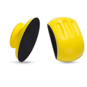 5 Inch Hand Haak En Lus Hand Slijpen Blok Muisvormige Schuim Handschuurmachine Back Pads Hand Schuurblok Voor Polijsten - Product Image 1