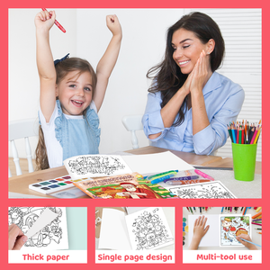 Livre de coloriage de Noël pour enfants, adolescents et adultes – 40 pages, motifs audacieux et faciles, pour une relaxation douce et confortable - Product Image 3