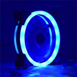 Nouveautés Ventilateur de refroidissement pour PC <span class=keywords><strong>RGB</strong></span> avec contrôleur, lumières LED multicolores, interface 6 broches, ventilateur de jeu - Product Image 4