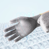 Gants de sécurité anti-coupure industriels XINGYU, 13G HPPE, revêtement PU, niveau 5, gants de travail anti-coupure