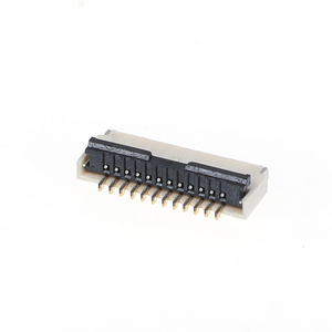 Fpc/ffc mạ Vàng 0.5mm Pitch 1.0h áp lực phía sau vỏ sò ngang SMD siêu mỏng Ổ cắm cáp - Product Image 1