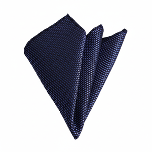 ผ้าเช็ดหน้าปกผ้าแจ็คการ์ดลวดลายสีฟ้าหรูหราสีดำ - Product Image 2