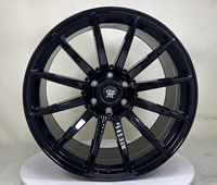 Rines HT Personalizados Forjados en Negro con Diseño Cóncavo Profundo 5X114.3 5X130 6x139.7 para Camionetas Todoterreno, Rines de 15-28 Pulgadas para Jeep, Ford, GMC, SUV