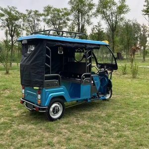 รถตุ๊กตุ๊ก 3 ล้อ <span class=keywords><strong>ราคา</strong></span>โรงงาน บรรทุกผู้โดยสาร 6 คน รถ<span class=keywords><strong>กระบะ</strong></span>ไฟฟ้าขนาดเล็กแบบปิด บรรทุกหนักได้ ระยะทางวิ่ง 30-50 กม. - Product Image 3