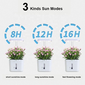 Mini jardinière créative intelligente pour plantes jardinière d'<span class=keywords><strong>intérieur</strong></span> jardinière <span class=keywords><strong>hydroponique</strong></span> pour la maison jardinières de pots intelligentes avec lumière LED - Product Image 5