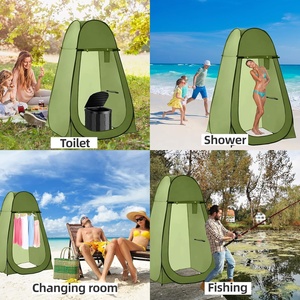 Kit de Inodoro Portátil para Camping, Carpa de Privacidad Plegable, Carpa de Verano, 12 Bolsas de Inodoro, Duchas Lavables para Exteriores, Vestidores - Product Image 4