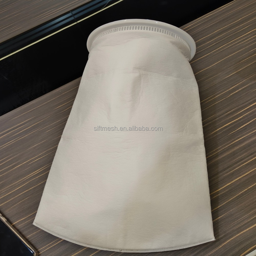 Stable Structure NMO Water Filtration 0.5 300 Micron Liquid Filter Bag Filter Pe pp Nylon Filter Fabric for Liquid Filtration