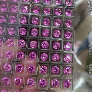 بيع مباشر من مصنع SICGEM لأحجار الموزانيت الوردية المستديرة ذات القطع البراق، أحجار موزانيت ملونة مخصصة بالجملة - Product Image 5