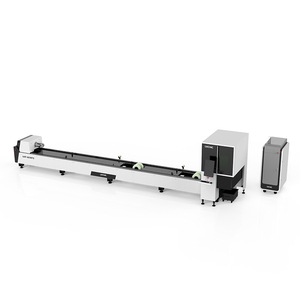 เครื่องตัดเลเซอร์ไฟเบอร์โลหะรุ่นใหม่ New Trend 1kw 2kw 3000w 4kw IPG/MAX/RAYCUS สำหรับตัดท่อเหล็ก รุ่น LKF6016T2 3000w - Product Image 1