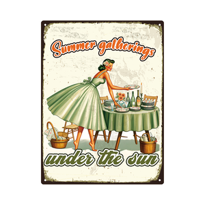 <span class=keywords><strong>Affiche</strong></span> Métallique Vintage 30*40 cm, Plaque Décorative en Métal Imprimée UV pour Décoration Murale - Product Image 5