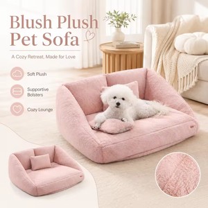 Cama para Perros y Gatos Personalizada OEM/ODM, Súper Suave, Ecológica, con Estampado, Embalaje en Cartón, Funda Extraíble y Lavable, para Uso en Invierno - Product Image 1