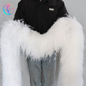 Nhà Máy 15-18 Cm Nhuộm 1-20 35 Ply Nhuộm 10 Ply Lông Đà Điểu Boa Cho Lễ Hội Đảng Khiêu Vũ Lông Ăn Mặc Phụ Kiện Trang Trí - Product Image 5