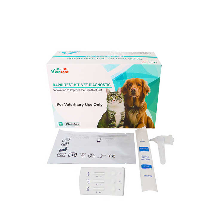 Canine Disease Diagnosis CPV/CCV/Giardia Triple Test Dog Rapid Test Kit